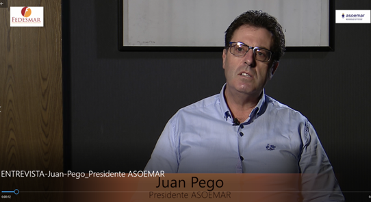 Entrevista a Juan Pego, presidente de la  Asociación de Empresarios Marmolistas de A Coruña (ASOEMAR) integrada en FEDESMAR